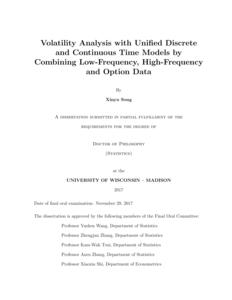 Volatility Analysis with Unified Discrete and Continuous Time Models by Combining Low-Frequency, High-Frequency and Option Data