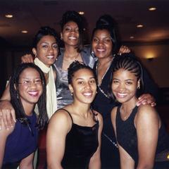 Six female students at 2000 Ebony Ball