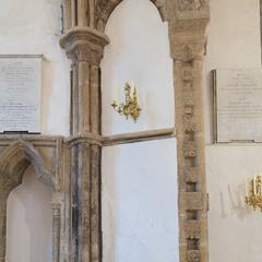 Iffley St Mary Church transition from Norman to Early English chancels