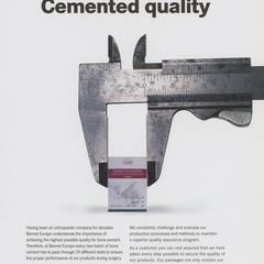 Biomet Bone Cement advertisement