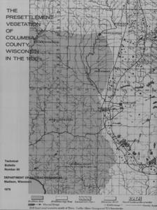 The presettlement vegetation of Columbia County, Wisconsin in the 1830's
