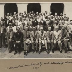 Music clinic directors, 1935