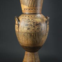 Storage Jar (Amphora) with Warrior and Horses