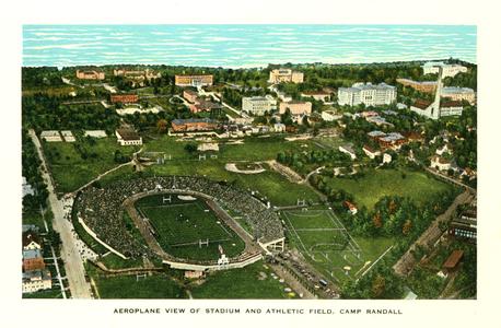 Aerial, UW-Madison, ca. 1920s