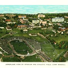 Aerial, UW-Madison, ca. 1920s