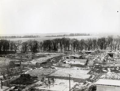 Van Hise Dormitories under Construction, ca. 1925-1926