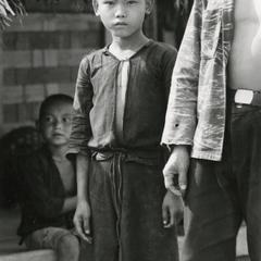 Akha boy in the Akha village of Phate in Houa Khong Province