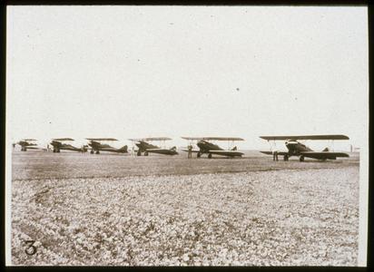 Six biplanes