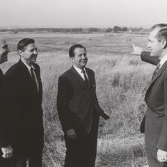 Chancellor Edward W. Weidner and colleagues