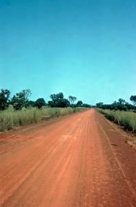 Red Laterite Road in Southern Chad