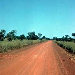 Red Laterite Road in Southern Chad
