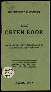 The green book : regulations for the guidance of undergraduate students