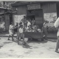 Refugees and patients liberated from Philippine General Hospital, Manila, 1945