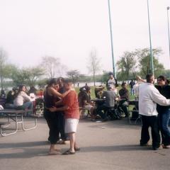 Couples dancing at the 2002 multicultural picnic