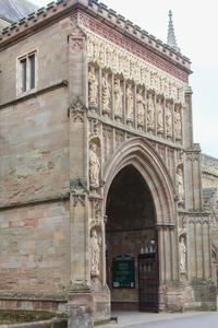 Worcester Cathedral exterior north porch