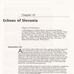 Echoes of Slovenia