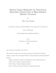 Monte Carlo Modeling of Non-Local Electron Conduction in High Energy Density Plasmas