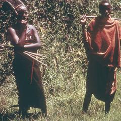 Masais in the Ngorongoro Crater Area
