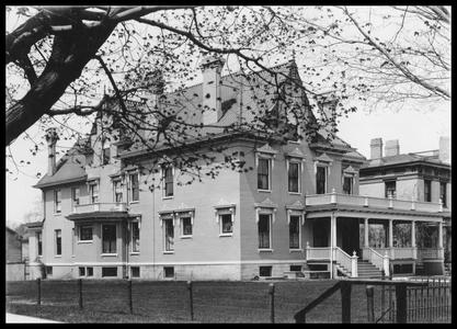 Dr. William H. Farr residence opposite Library west