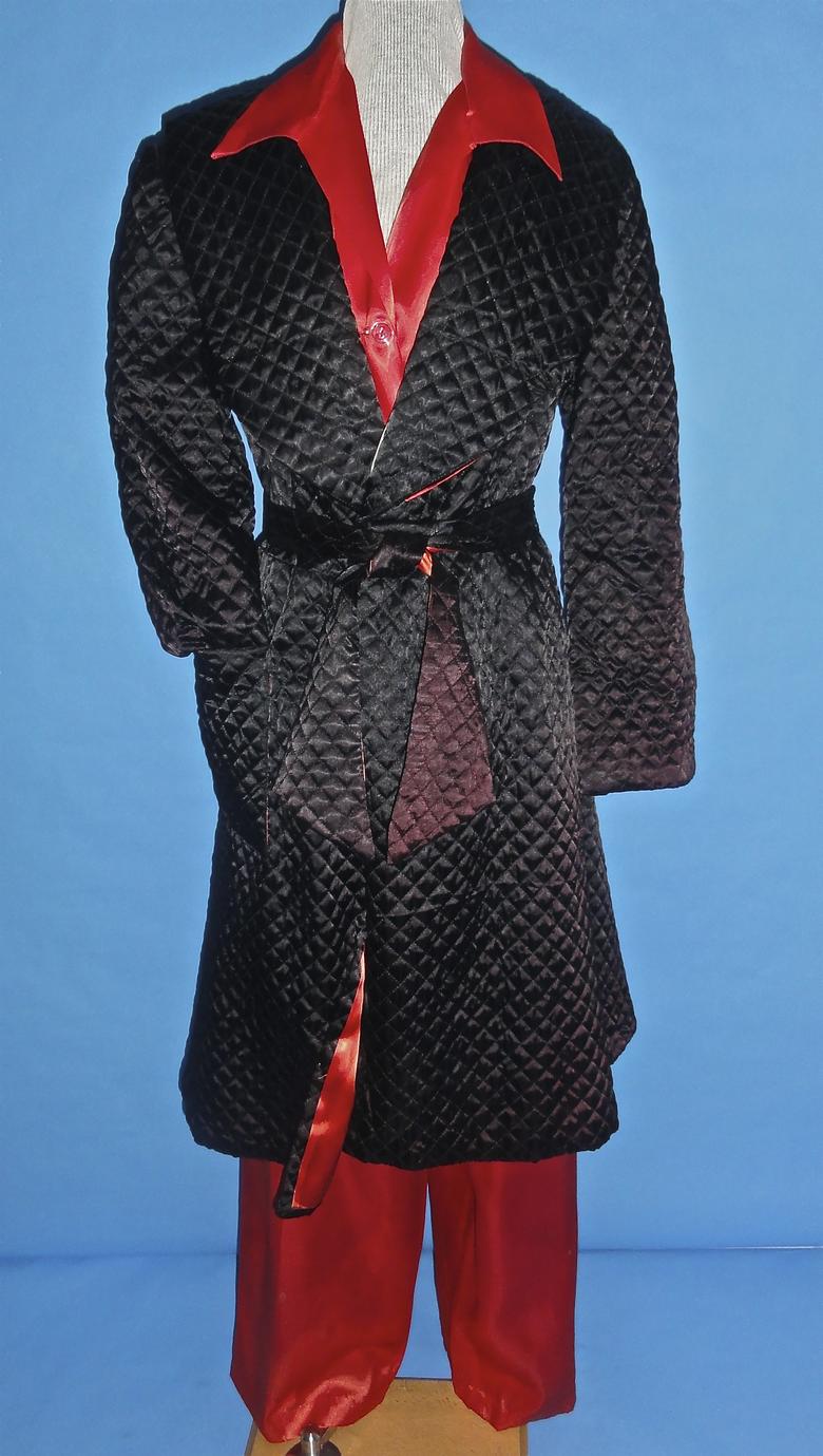 Mens Robe Dressing Gown Victorian