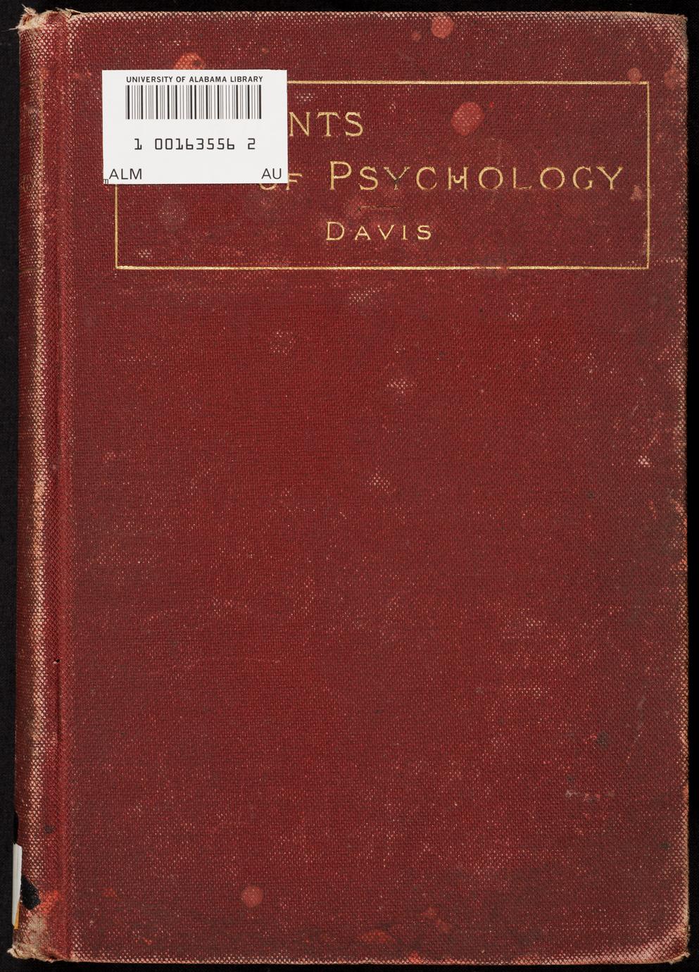 Elements of psychology (1 of 3)