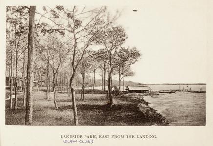 Lakeside Park, east from the landing