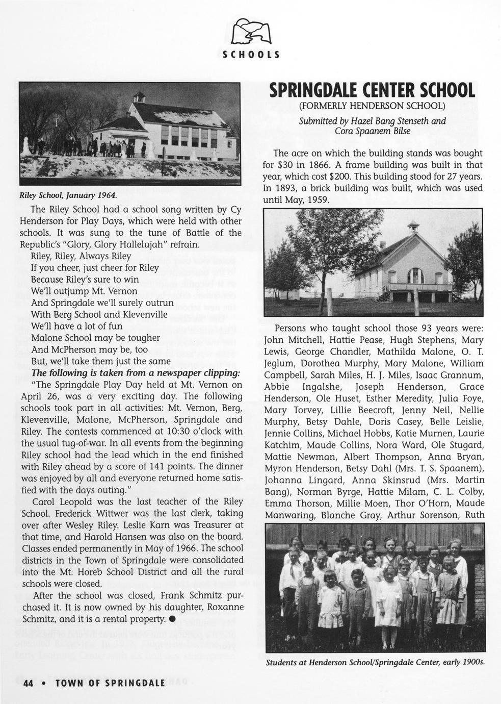 Town of Springdale, Dane County, Wisconsin 18481998 Full view