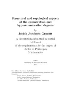 Structural and topological aspects of the enumeration and hyperenumeration degrees