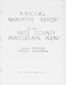 Annual narrative report of the Price County agricultural agent