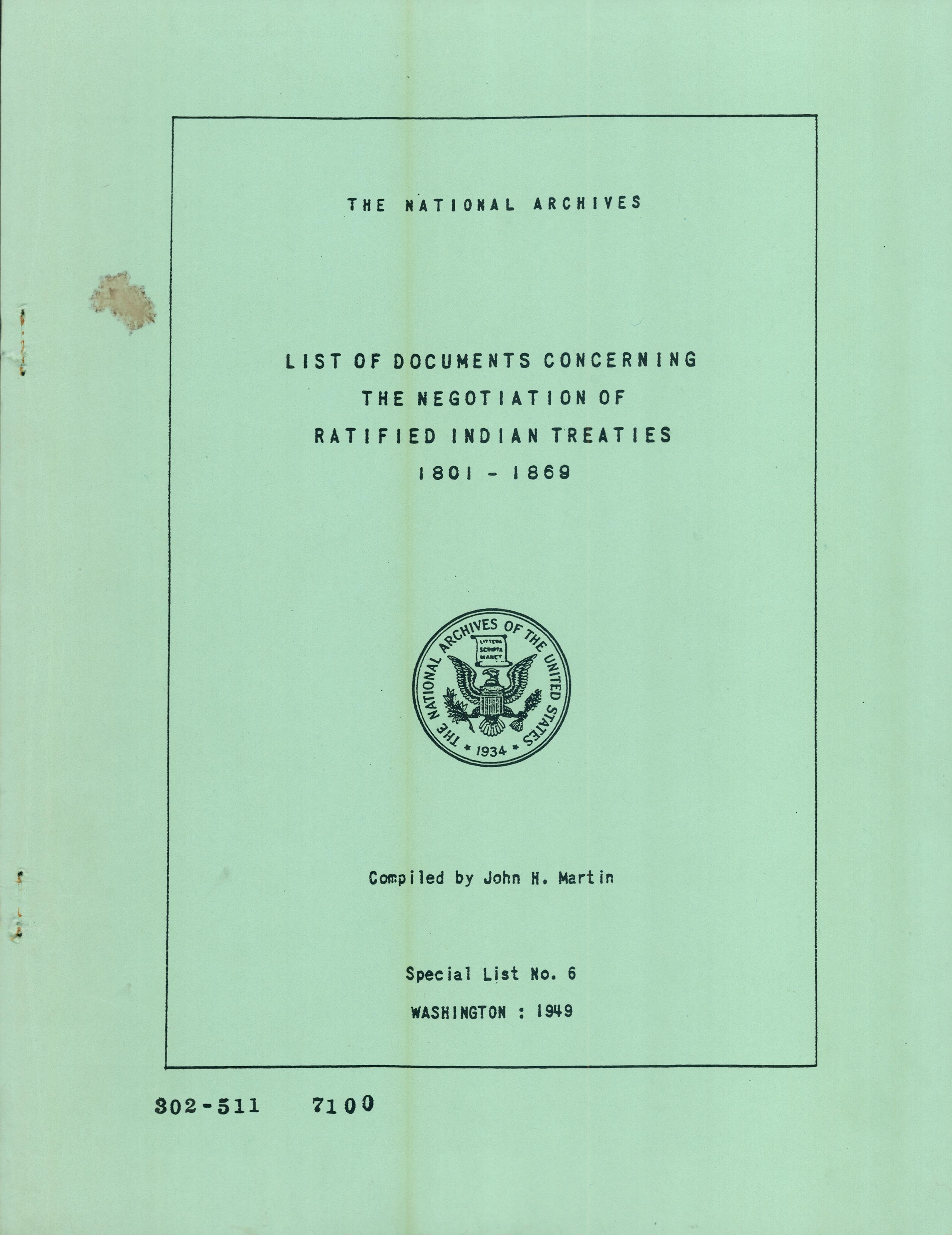 List Of Documents Relating To The Negotiation Of Ratified And ...