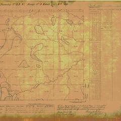 [Public Land Survey System map: Wisconsin Township 34 North, Range 03 East]