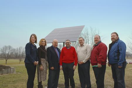Solar panels on campus, UW Fond du Lac