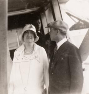 Mary Frank and Charles Lindbergh