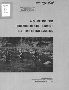 A guideline for portable direct current electrofishing systems
