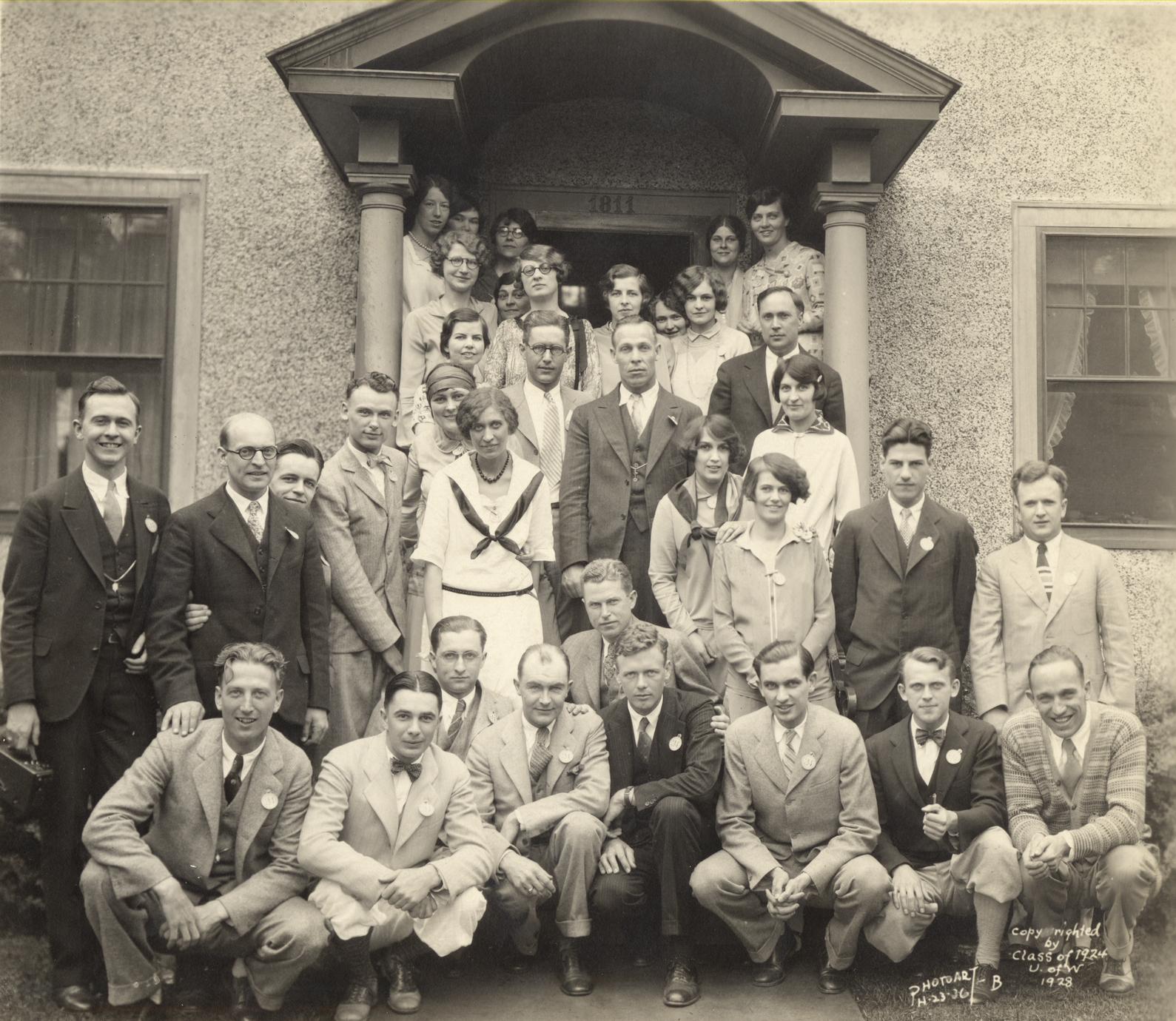 Charles Lindbergh at Class of 1924 reunion