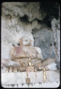 Stone Buddha on summit