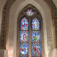 Iffley St Mary Church, choir window