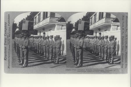 First Company, Filipino Constabulary, Pampanga, 1900-1910