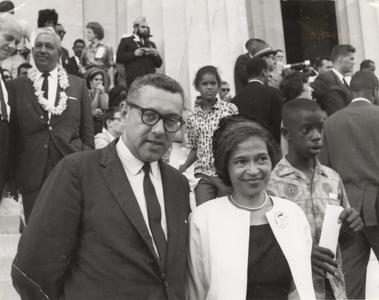 Herbert Hill and Rosa Parks