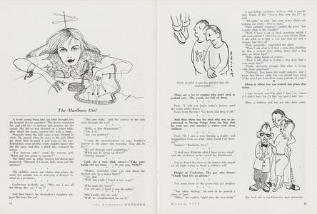 "The Marlboro Girl" Jokes, Octopus, March 1958