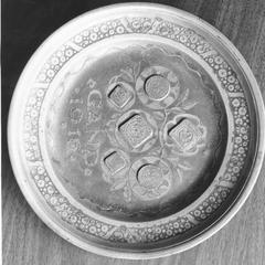 This is a photo of a plate owned by Mrs. Elin DeDryver