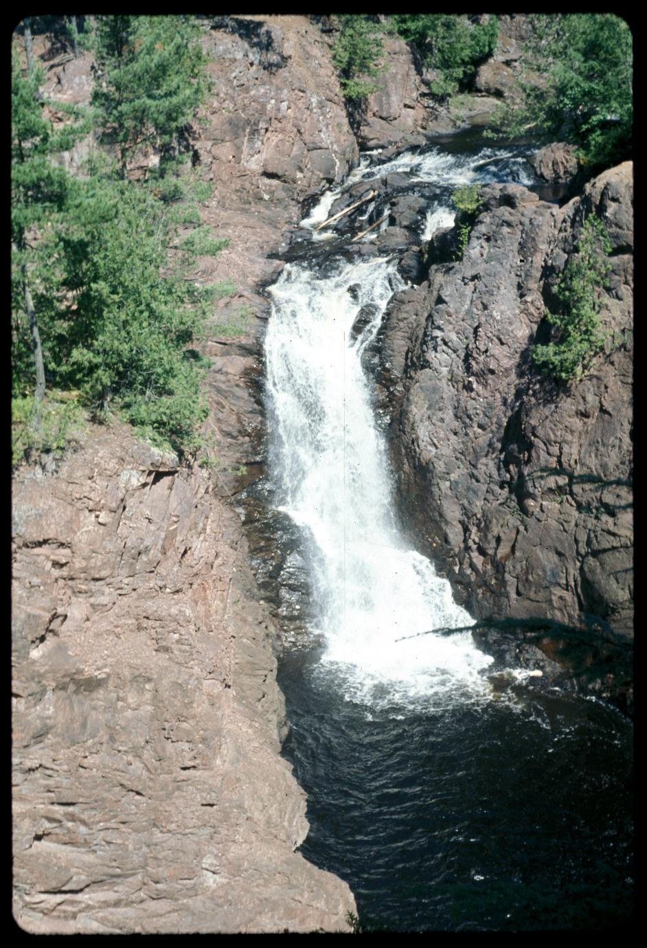 Brownstone Falls, waterfall at Copper Falls State Park