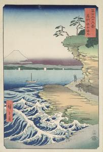 The Hoda Coast in Awa Province, no. 36 from the series Thirty-six Views of Mt. Fuji
