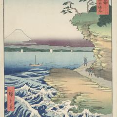 The Hoda Coast in Awa Province, no. 36 from the series Thirty-six Views of Mt. Fuji