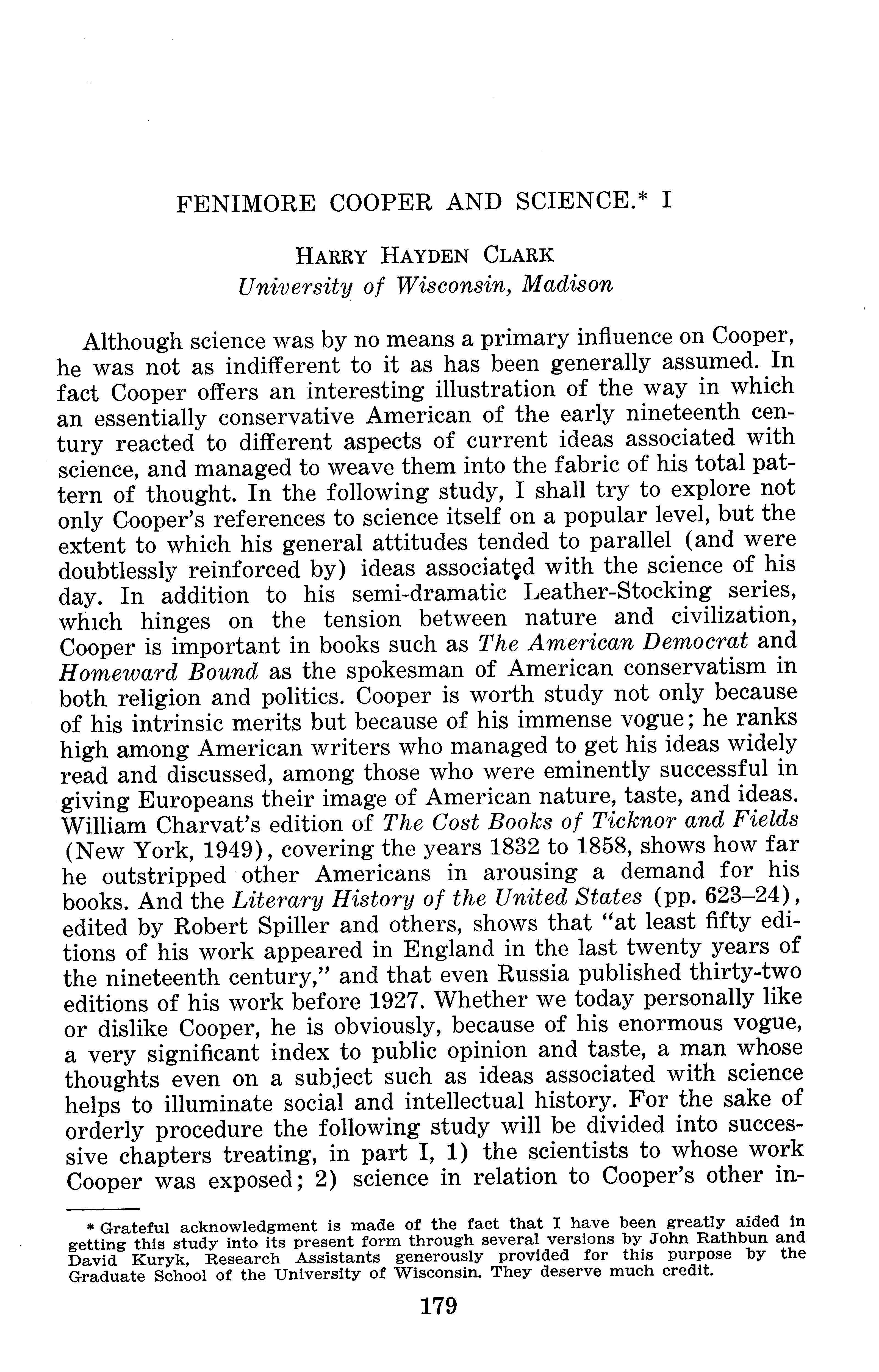 Transactions of the Wisconsin Academy of Sciences, Arts and Letters ...