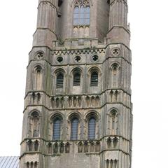 Ely Cathedral north side of west tower
