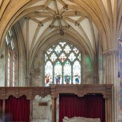 Wells Cathedral Interior retrochoir St John the Baptist Chapel