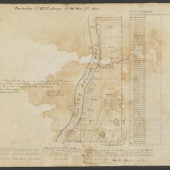 [Public Land Survey System map: Wisconsin Township 27 North, Range 20 West]