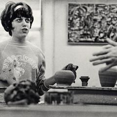 Throwing pottery, 1965