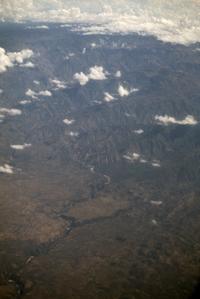 Aerial view, west end of Sierra de los Cuchumatanes and San Antonio Huista?